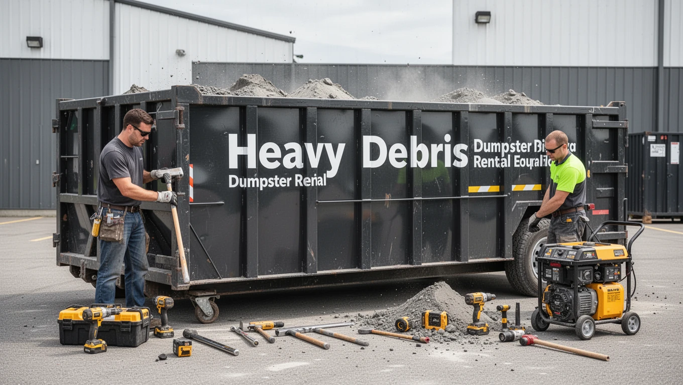 Heavy Debris Dumpster Rental