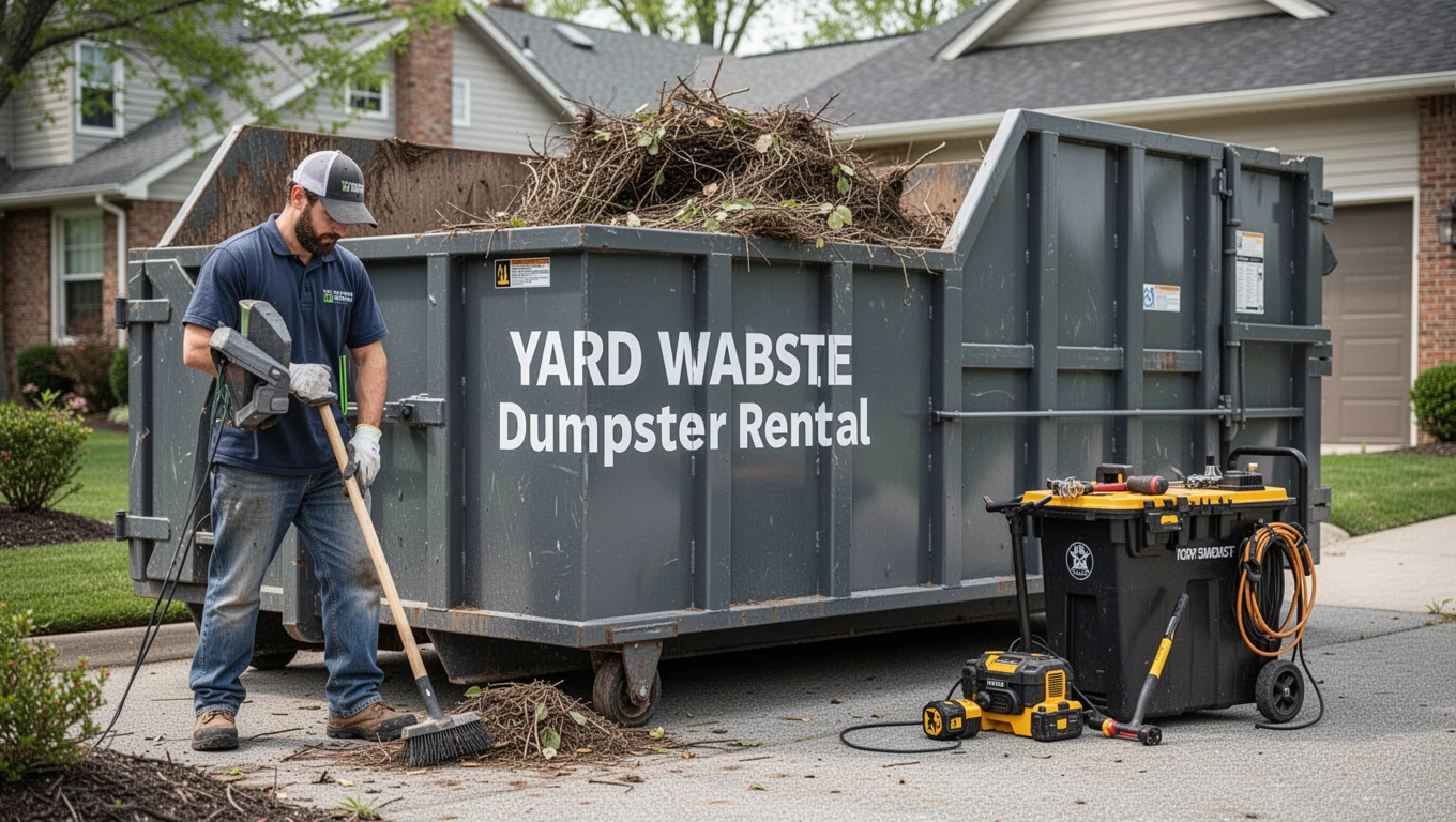 Yard Waste Dumpster Rental