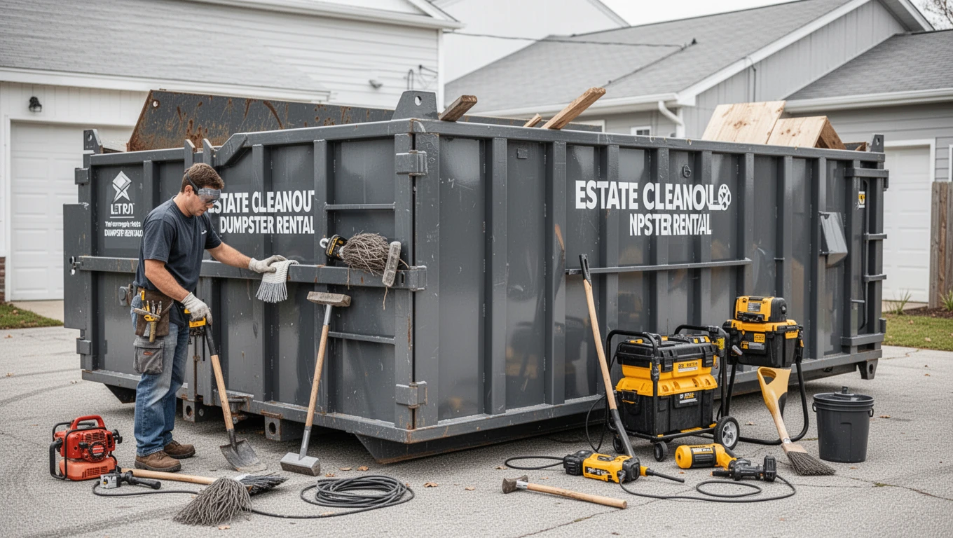 Estate Cleanout Dumpster Rental